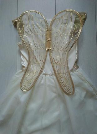 Карнавальна сукня ангел з крилами6 фото