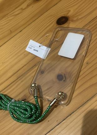 Чохол для iphone xs case на шнурку