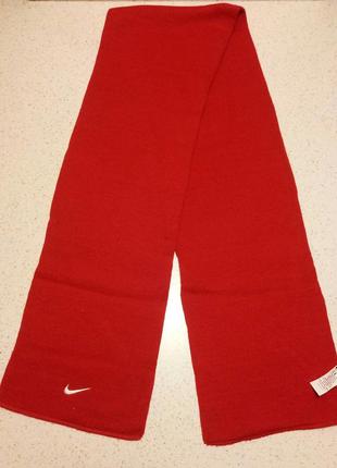 Шарф nike fa07 knitted scarf red ч