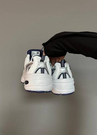 Кроссовки new balance 530 «silver / navy blue» 28 фото