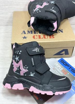 Термо черевички дівчаткам тм american club5 фото