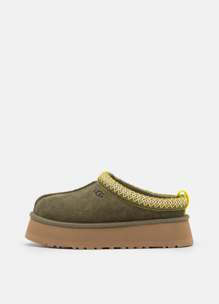 Жіночі ugg tasman tazz platform slipper burnt olive.1 фото