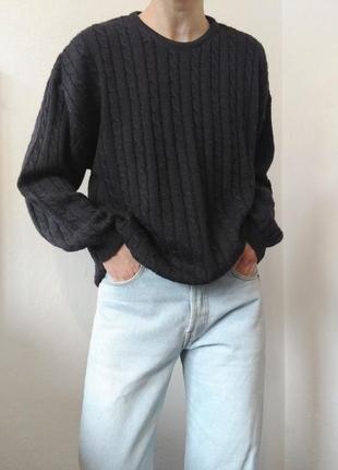Винтажный свитер шерстяной джемпер альпака пуловер реглан лонгслив кофта шерсть свитер винтаж джемпер шерсть6 фото