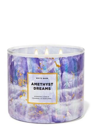 Большая свечка amethyst dreams bath and body works