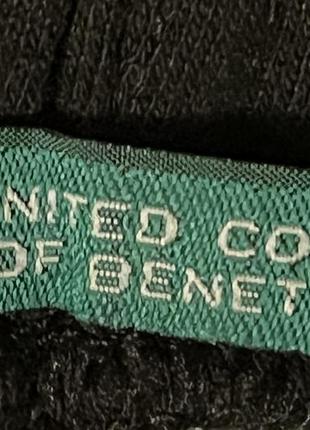 Benetton теплі фліс чорні штани ❄️ 1460 спортивні брюки бенеттон чорні black6 фото