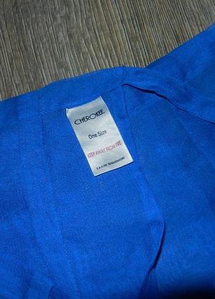 Cherokee, ярко голубая пляжная юбка, парео one size5 фото