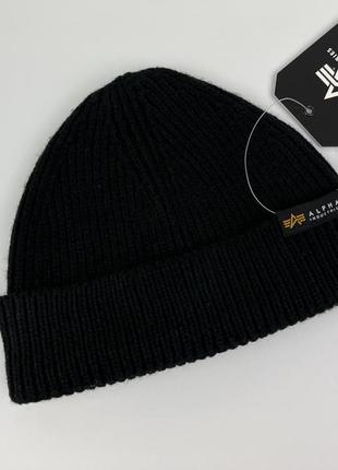 Зимова шапка alpha industries dockers beanie1 фото