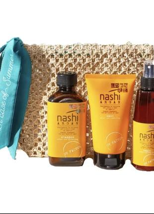 Nashi argan loves beach серия профессиональных продуктов премиум класса для ухода за волосами и телом nashi argan sun line8 фото