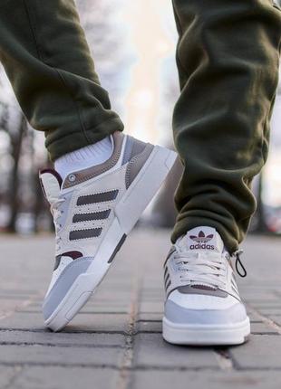 Adidas drop step low beige4 фото