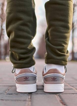Adidas drop step low beige9 фото