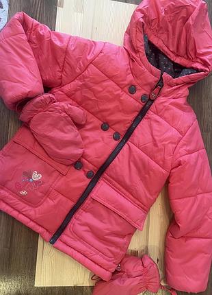 Куртка зимова курточка зимняя комбінезон комбинезон для дівчинки