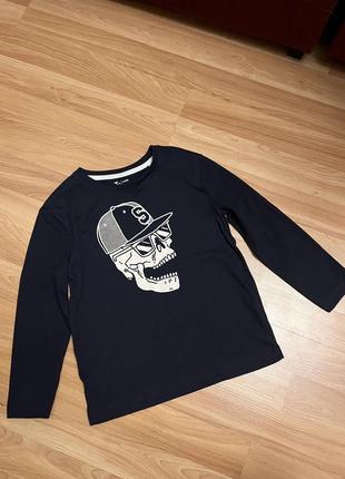 Реглан кофта череп halloween h&m next george