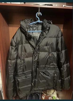 Преміальний італійський пуховик двосторонній pal ziperi lab 56 xl