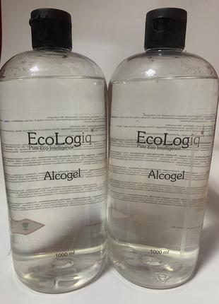 Антисептик для рук и поверхностей ecologiq alcogel 1000 мл