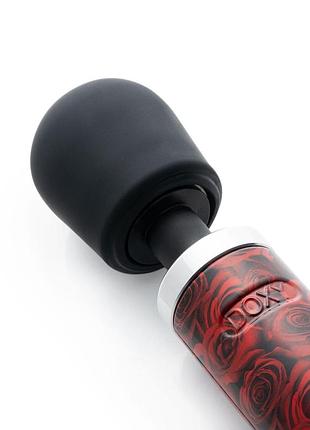 Вібромасажер doxy die cast rose pattern, дуже потужний, живлення 220 в, металевий корпус 3