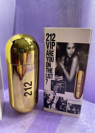 80 ml carolina herrera 212 vip4 фото