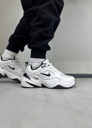 Кроссовки nike m2k tekno white black8 фото