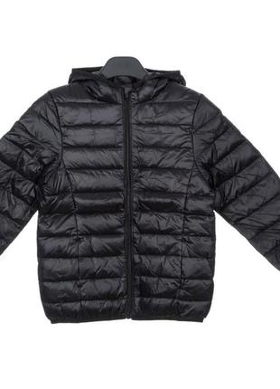 Легка демісезонна куртка курточка чорна 140 см унісекс