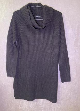 Платье туника вязаное с вортникоморное s lc waikiki1 фото