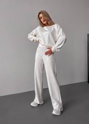 Теплый ангоровый костюм (кофта+брюки) очень теплый и мягкий,двухсторонний качественная ангора, разные цвета7 фото