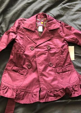 Пальто, плащ, дождевик 4/5 лет