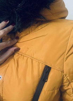 Куртка с капюшоном heavy tools с опушкой и дополнительной подкладкой на молнии6 фото