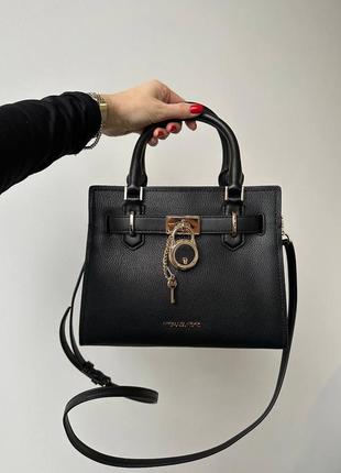 Сумка брендовая michael kors hamilton small satchel leather кожа оригинал на подарок