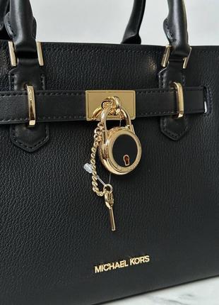 Сумка брендовая michael kors hamilton small satchel leather кожа оригинал на подарок2 фото