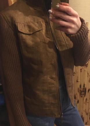 Куртка натуральная замша