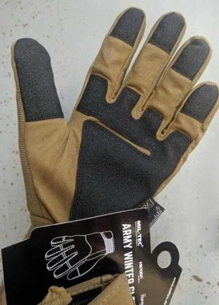 Перчатки тактические, зимние - койот "mil-tec" army gloves