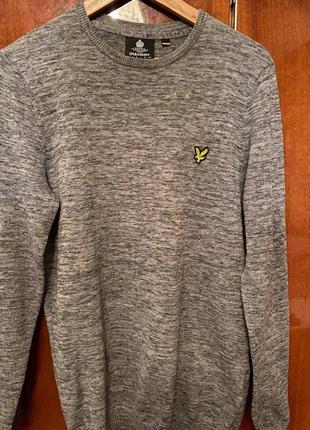 Мужской базовый свитер от lyle &amp; scott