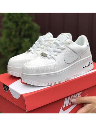 Кросівки жіночі демісезонні nike air force найк форсе білі весна/літо/осінь розмір 41 (26 см)