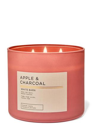 Свеча bath and body works apple and charcoal1 фото