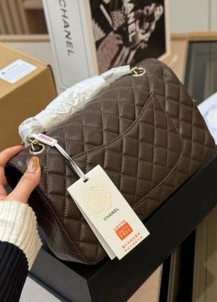 Сумка chanel коричнева 7