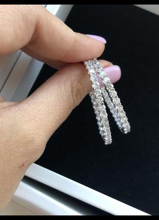 Сережки кільця кристали графф