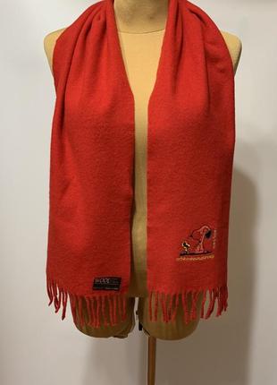 Яскравий шарф з вовни,італія