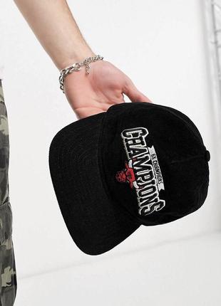 New era league champions nba chicago bulls the golfer corduroy snapback оригінал нова чоловіча бейсболка кепка снепбек5 фото