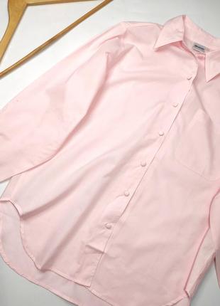 Сорочка жіноча рожевого кольору прямого крою від бренду damart 142 фото