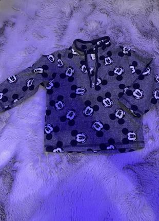 Фліска дитяча тепла кофта флісова сіра зимова1 фото