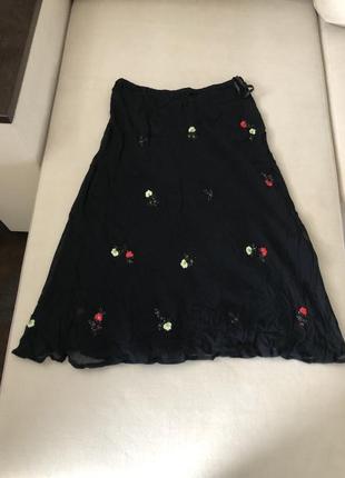 Нарядная юбка с подкладкой