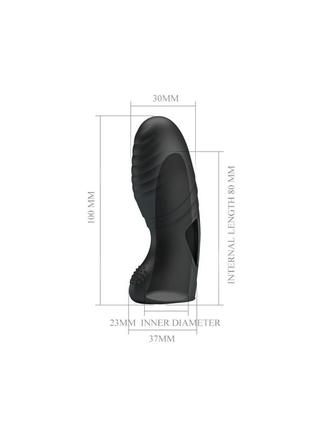 Мини вибратор для клитора насадка на палец 5