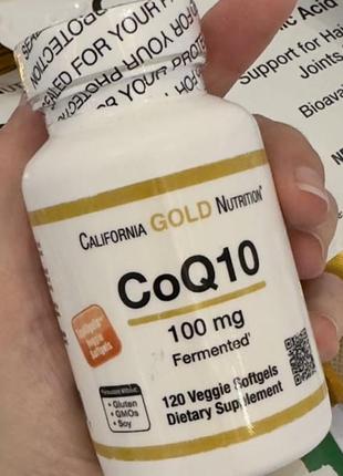 Коэнзим q10, 100 мг, сша, коензим q 10, убихинон coq10, 30/120 капсул4 фото