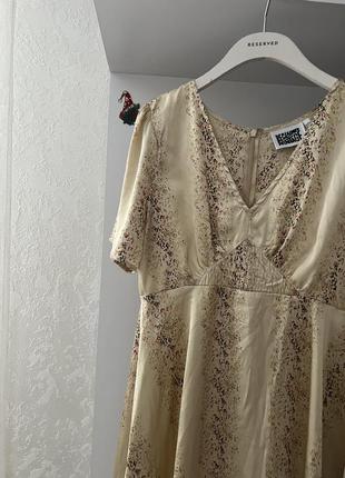Нарядное сатиновое платье asos2 фото
