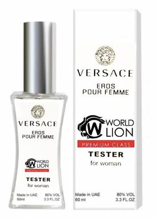 Versace eros pour femme тестер premium class жіночий 60 мл