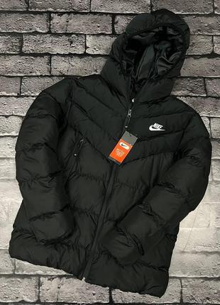 Стильная мужская куртка nike/брендовая куртка найк на зиму