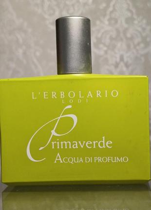 L`erbolario acqua di profumo primaverde edp 50мл.