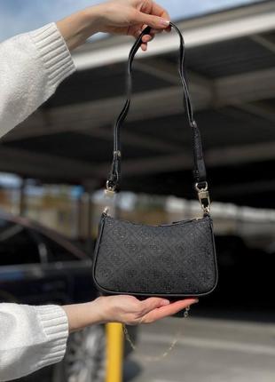 Женская сумка guess mini bag black v24 фото