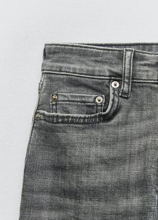 Красивые серые джинсы zara оригинал, размер 38 маломерят на 348 фото