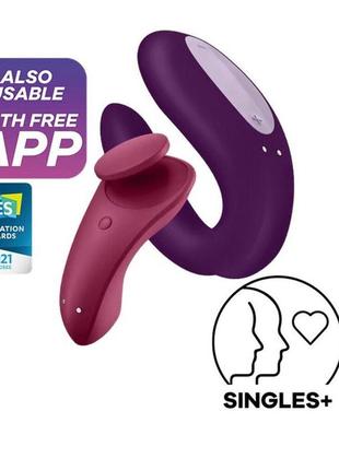 Набор satisfyer partner box 1 (вибратор для пар double joy + вибратор в трусики sexy secret)