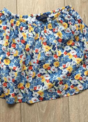 Яркую летнию юбочку polo Πόλο by ralph lauren p.8-10лет